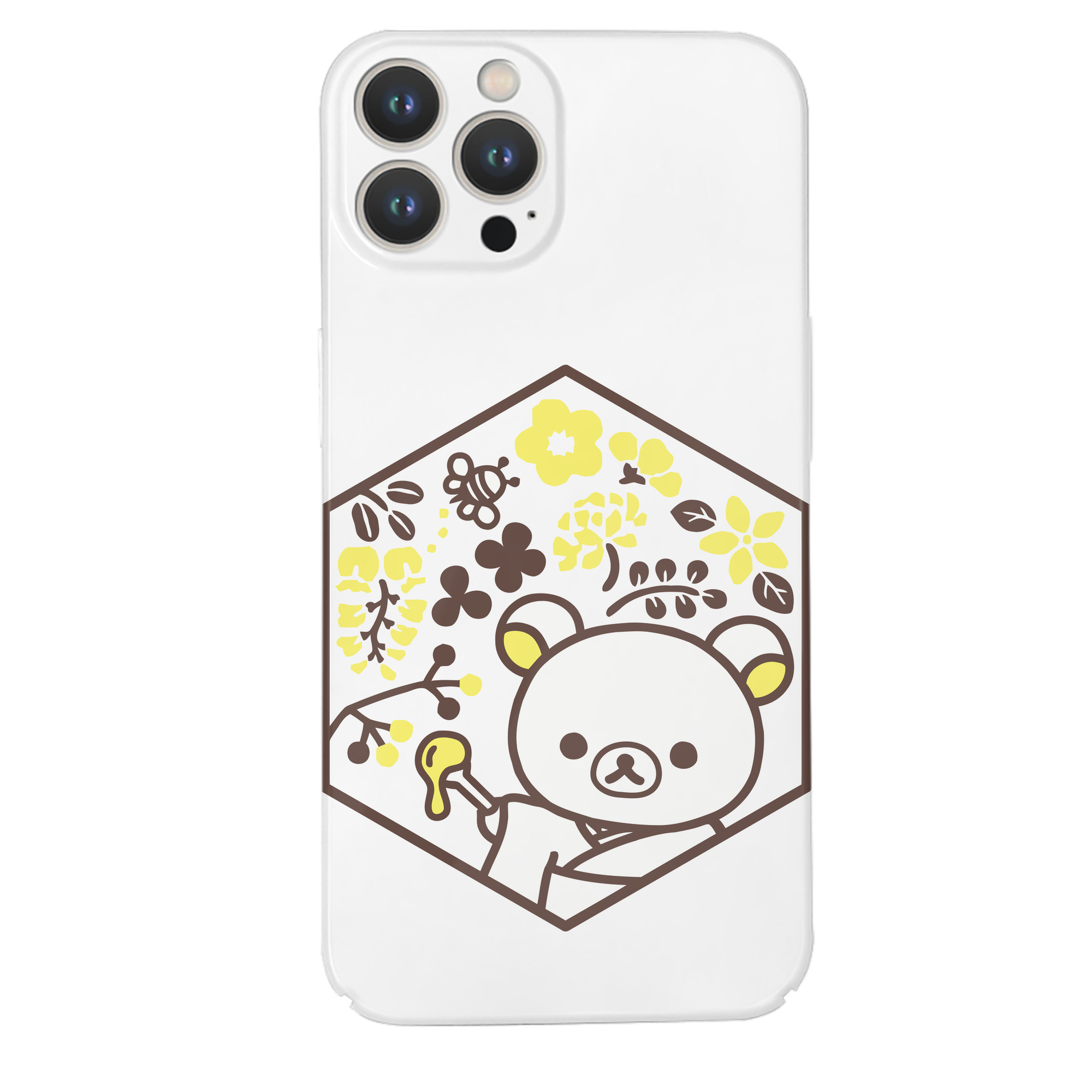 （画像用） リラックマ リラックマ キイロイトリ Rilakkuma Korilakkuma Kiiroitori 【iPhone 14シリーズ対応】ハードケース